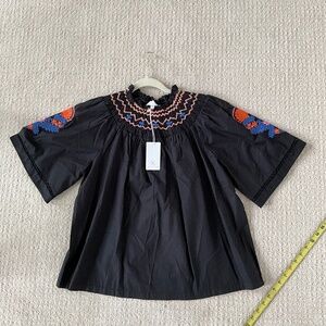 NWT Corey Lynn Calter smocked top